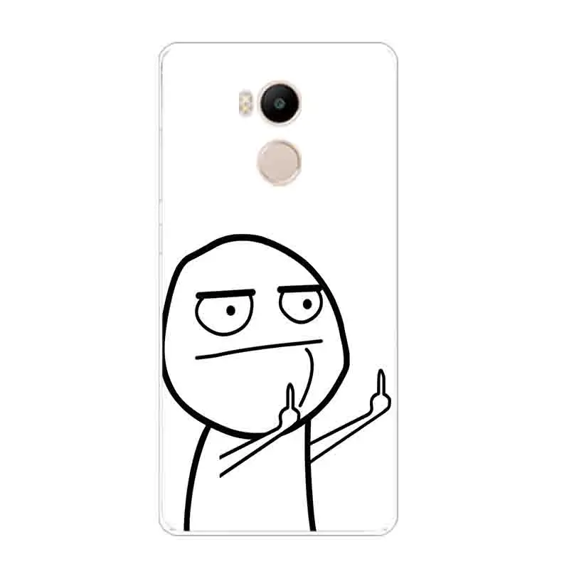 For Xiaomi Redmi 3 / Pro Shell 4 Phone Case 5.0&quot Hongmi 4A Coque Soft TPU Funny Style Design Painted | Мобильные телефоны и