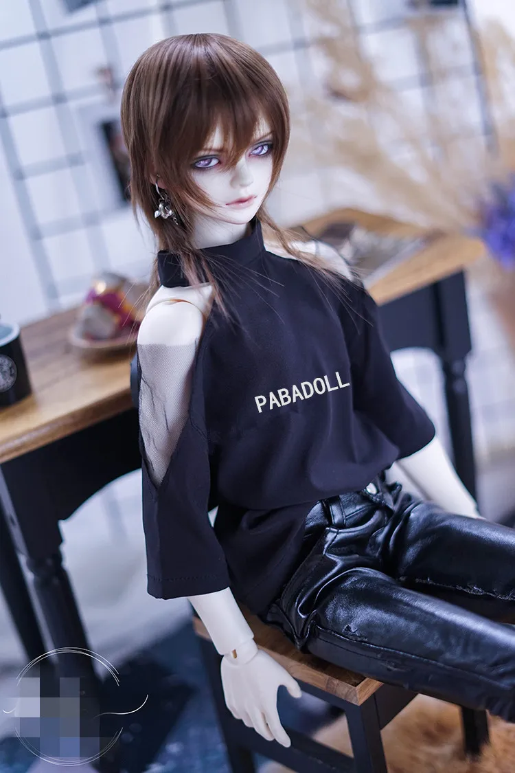 Крутая футболка с открытыми плечами для куклы BJD 1/4 1/3 SD17 Одежда дяди CMB163|Куклы| |