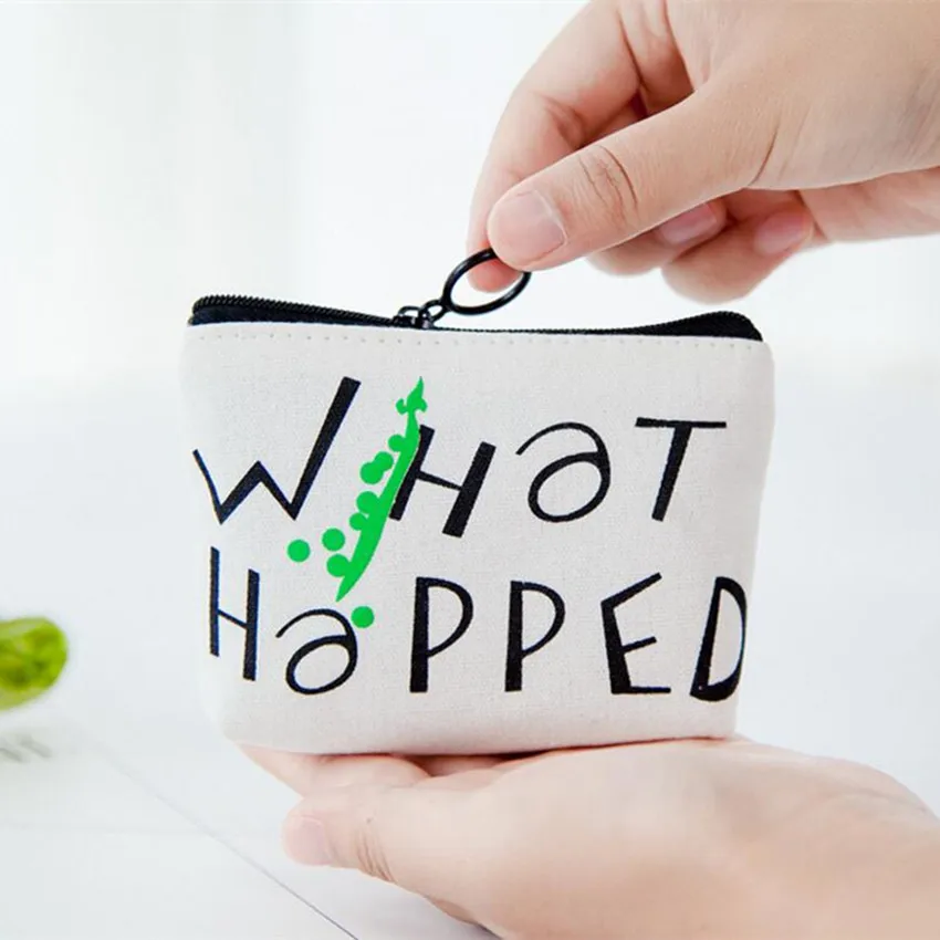 M028 симпатичный холщовый кошелек с узором овощей китайская капуста зеленый лук