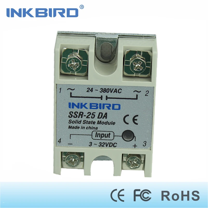 ПИД контроллеры Inkbird для дома + датчик K 40A SSR 100 240AC твердотельные реле Sous Vide|pid