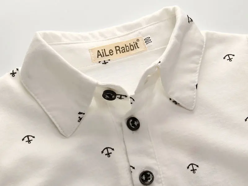 AiLe Rabbit/ г., модный костюм джентльмена с бабочкой для мальчиков, куртка, футболка, штаны комплект из 3 предметов в клетку, осенняя Новинка, детская одежда с длинными рукавами