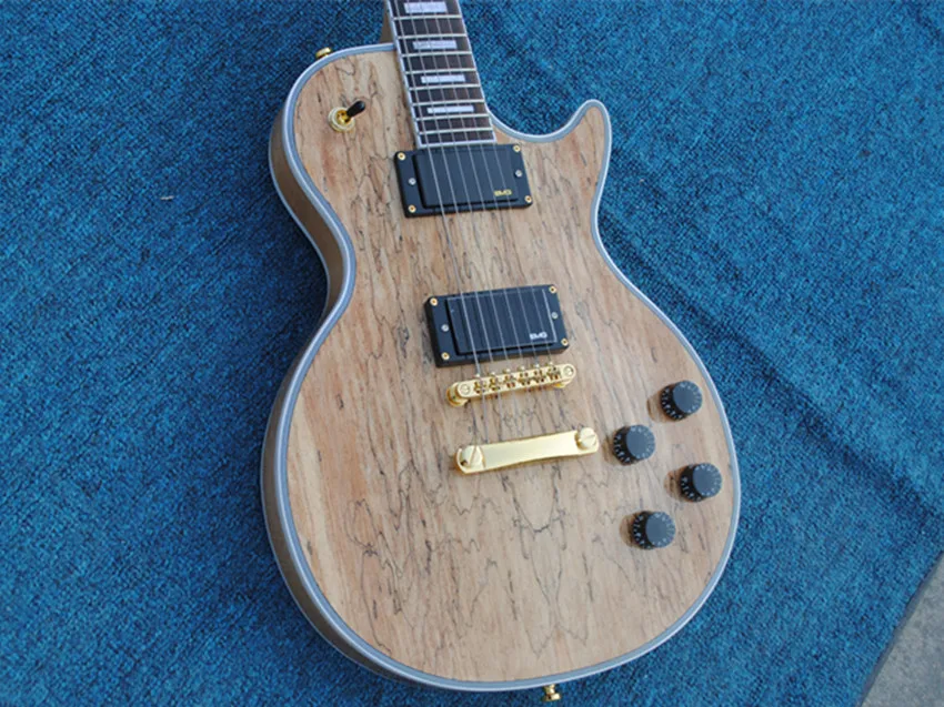 Хит продаж Пользовательские LP журнала Цвет Электрогитары золотой Аппаратные