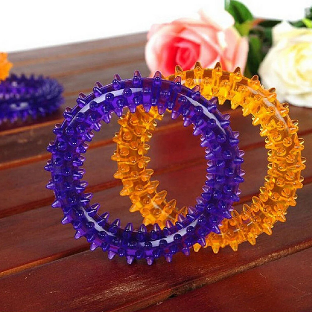 1 шт. Нетоксичная резиновая игрушка кольцо для жевания зубов|Игрушки собак| |