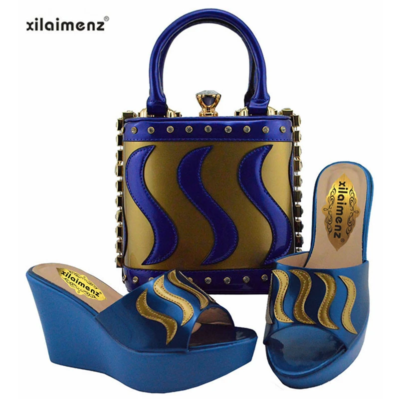 Итальянская женская обувь с сумочкой в комплекте новинка 2019 комплект из туфель и