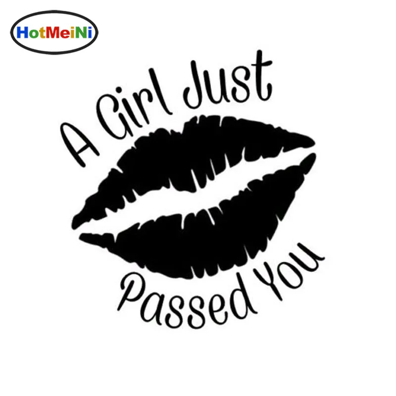 HotMeiNi Car Styling Decal Sticker Lady's Girl Women Mouths Funny Stickers Accessories 10.9CM*11.4CM | Автомобили и мотоциклы