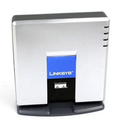 5pcs/lot good quality Unlocked Linksys SPA3000 Phone Adapter VoIP Gateway