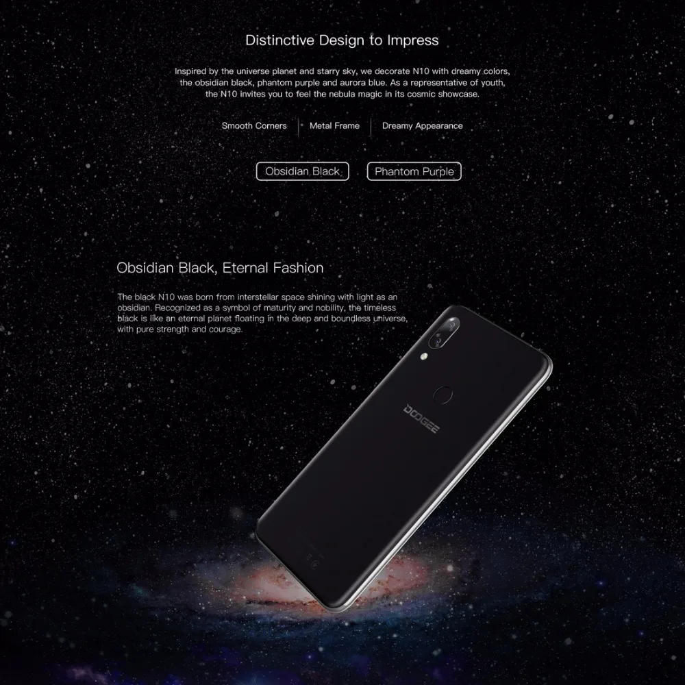 DOOGEE N10 мобильный телефон 16.0MP фронтальная камера 3360 мАч Android 8 1 4G LTE Восьмиядерный 3