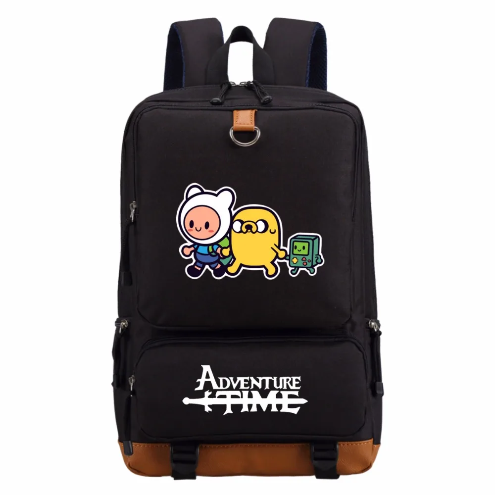 Рюкзак WISHOT Adventure Time Finn and Jake для мальчиков и девочек школьные сумки подростков