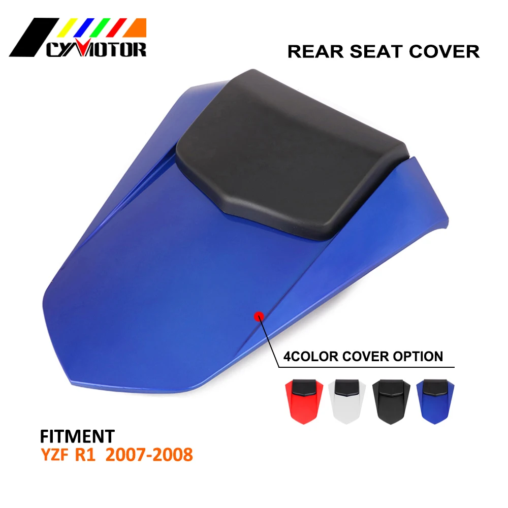 

Motorcycle ABS Plastic Rear Seat Protective Cover Cap For YAMAHA YZFR1 YZR-R1 YZF R1 2007 2008 07 08