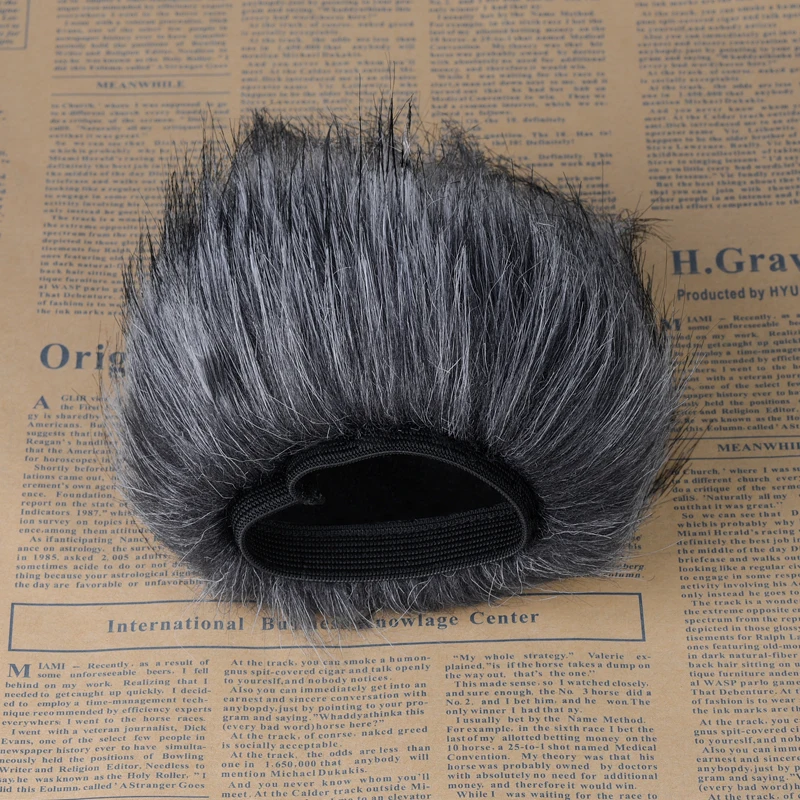 Профессиональный наружный пыльный микрофон Меховой чехол для ветрового стекла