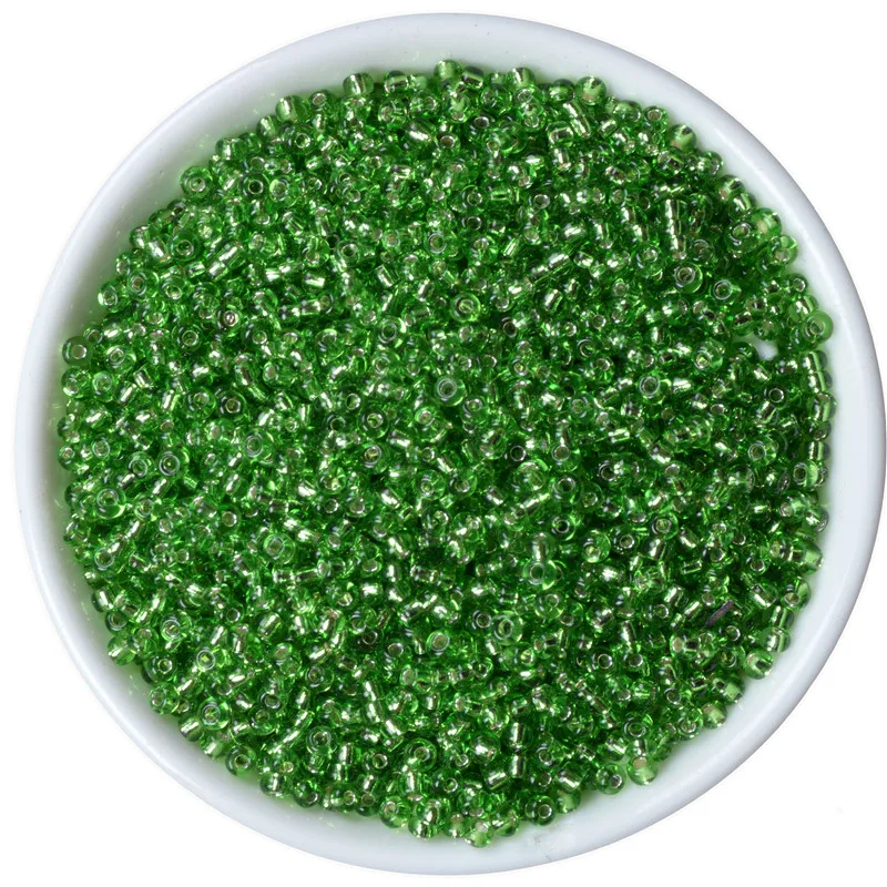 1000 шт. глубокие зеленые стеклянные кристаллы разделительные бусины чешские для
