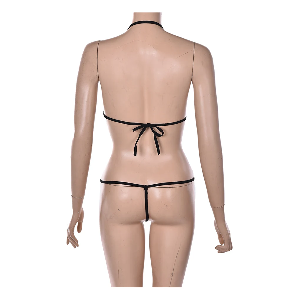1set Women Nightdress Nightgown Erotic Lingerie Backless Sexy Solid Lace Eyeshade Babydoll Sleepwear | Тематическая одежда и