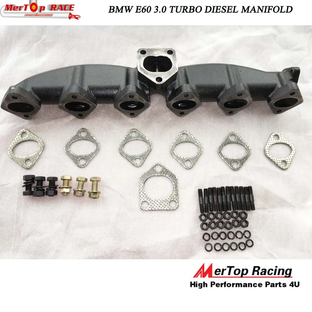 Выпускной коллектор из чугуна MerTop Racing 5 SERIES E60 E61 E65 E39 525d 530d M57 M57N TURBO|manifold|manifold