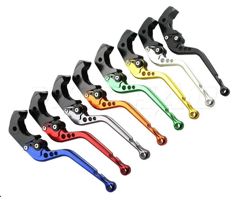 DIY цвета мотогонок регулируемые длинные тормозные рычаги сцепления для 2011-2016 Triumph