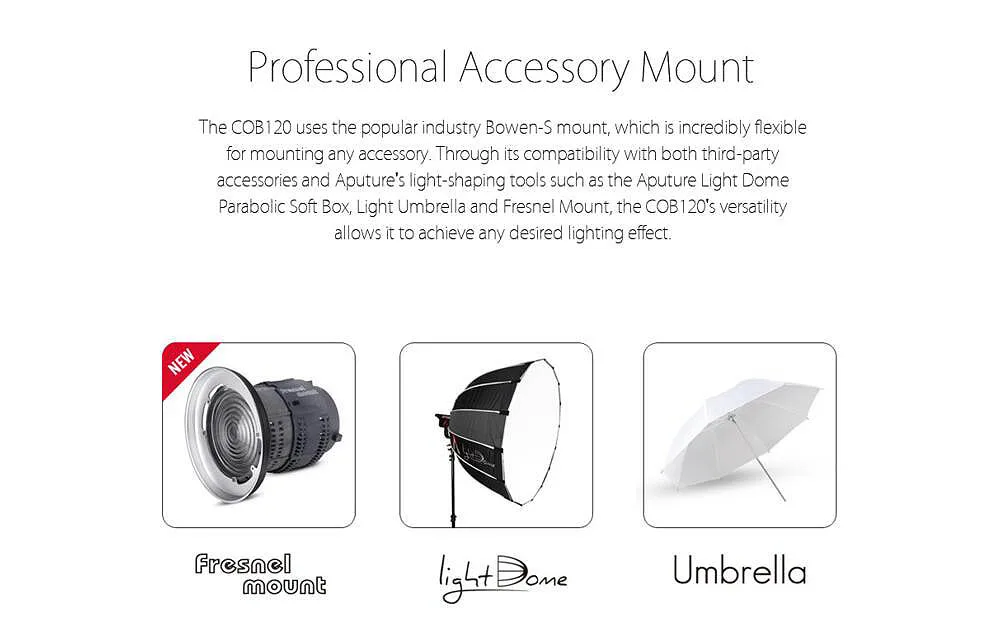 Aputure Light Storm COB 120D 135 W 6000 K светодиодный непрерывный студийный видео свет CRI 96+ Bowens крепление с пультом дистанционного управления