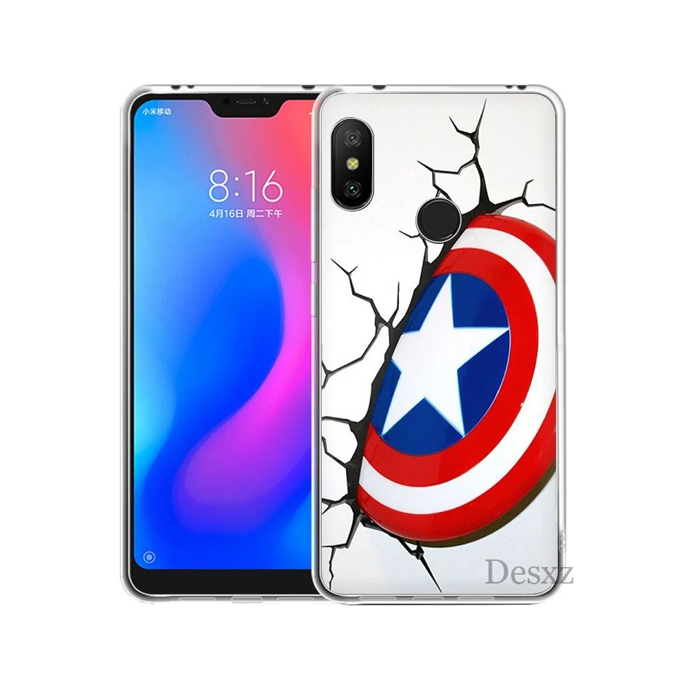 Чехол для телефона с изображением Капитана Америки Redmi 3S 3 Pro 4 Prime 4X 4A 5 5A Plus 6 6A