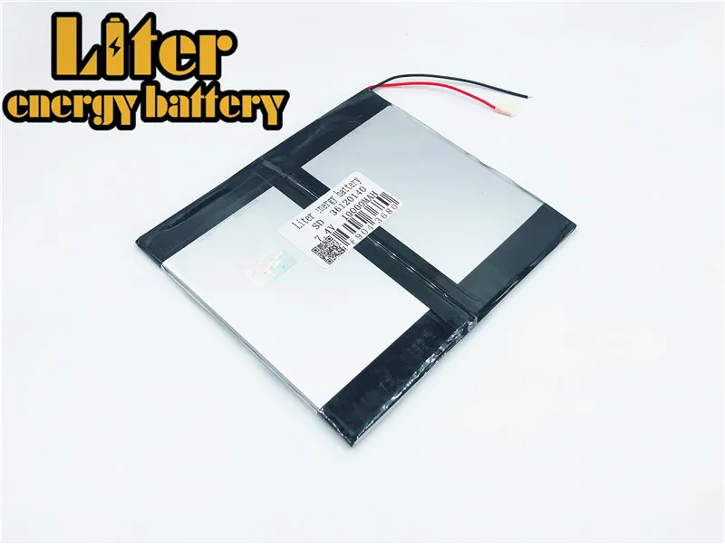 7 4 V 10000mAH 36120140 35120140 (полимерный литий ионный аккумулятор) большой 9 дюймовый