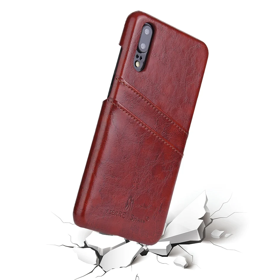 Чехол для Huawei P20 P8 Mate 9 Pro Honor 7 задняя крышка из натуральной кожи с масляным воском
