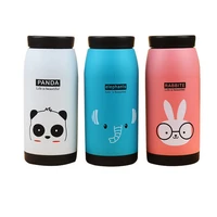 cute panda vacuum flask insulated thermo cup portable stainless steel thermoscouple creative daily fashion sports water bottle