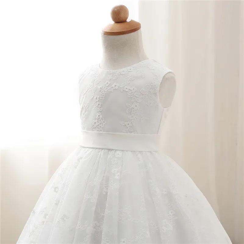 Платье на выпускной для маленьких девочек длинное платье крестины костюм