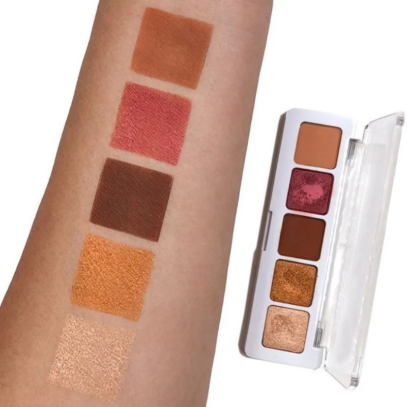 Матовые тени для век Mini Sunset палитра мерцающие блестящие стойкие водостойкие