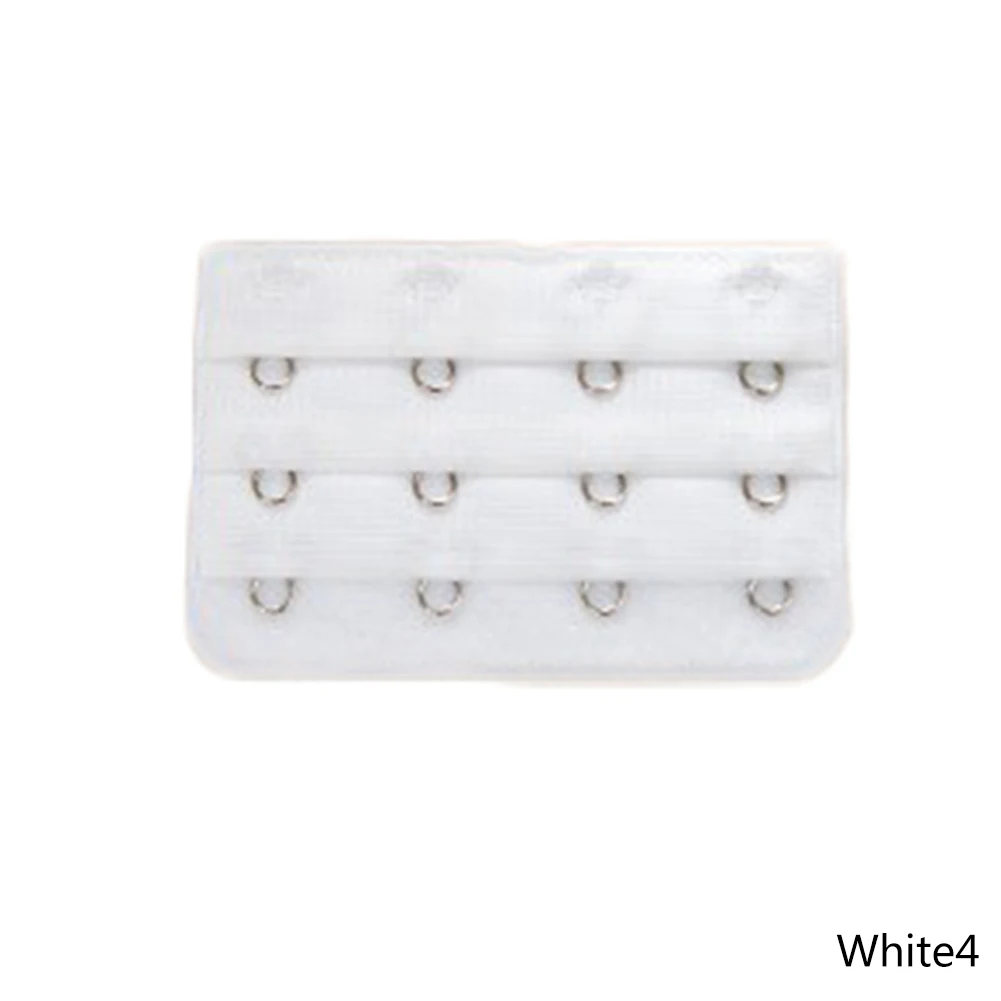 white 4 buckle 1 шт. бюстгальтер с пряжкой сзади тонкий лифчик удлиненная пряжка 2 ряда, 3 пряжки/3 ряда, 4 удлинение пряжки De Espalda Sujetador - Цвет: white 4 buckle