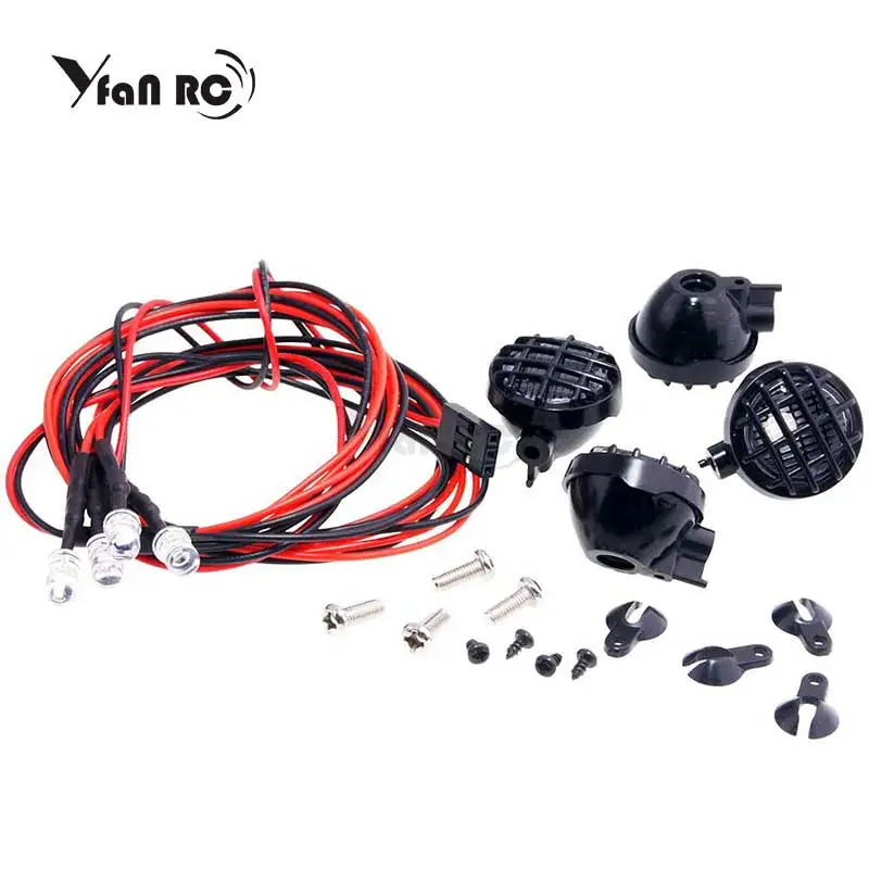 1 комплект фары на крыше свет Прожектор для RC модели автомобилей моделирование