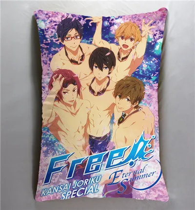 Аниме Манга бесплатно! IWatobi swim Club 40x60 см, наволочка, чехол для подушки, постельные принадлежности, чехол для подушки - Цвет: Белый