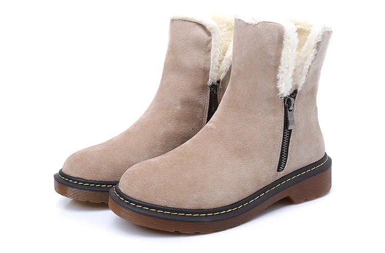 SWYIVY Chaussure Femme/Женская обувь повседневные туфли из флока г. Новые женские зимние ботинки женские зимние короткие плюшевые ботинки женская обувь 43