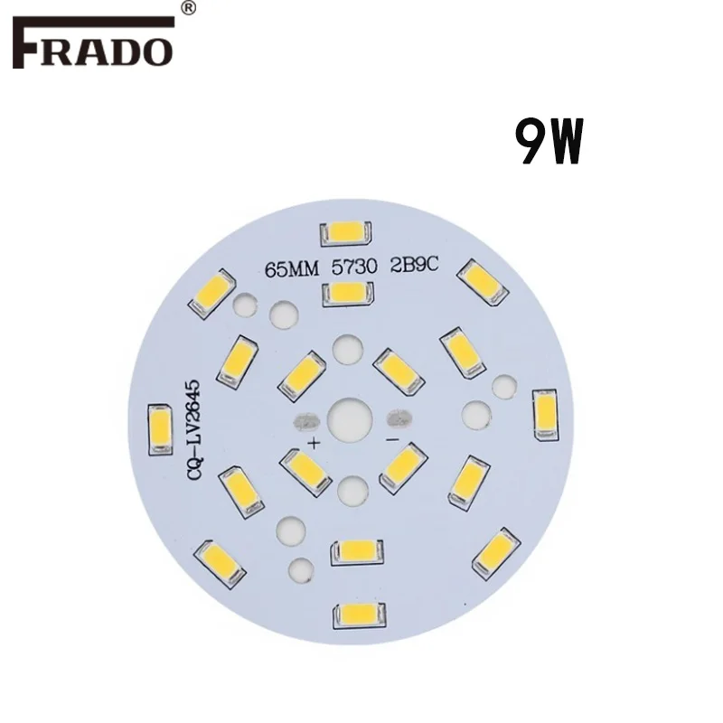 3 Вт 5 7 9 12 15 18 24 5730 SMD световая панель для потолочных светильников точечная