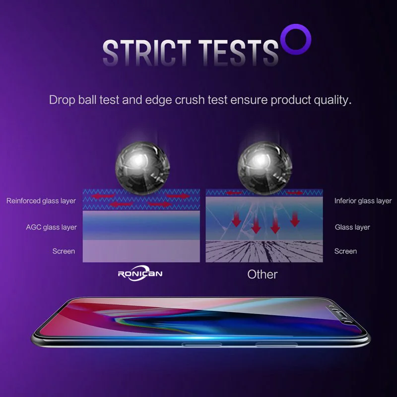 Для iPhone 11 Pro Max 3D изогнутое закаленное стекло Мягкий край высокой четкости анти