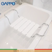 gappo wall mounted shower seats bath bench shower folding chair shower faucets bath tap mixers waterfall bath sets