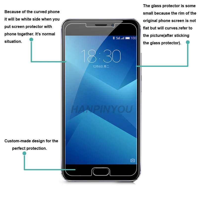 2 шт./лот для Meizu M5 Note закаленное стекло 9H 2.5D Премиум Защитная пленка экрана Meilan 5