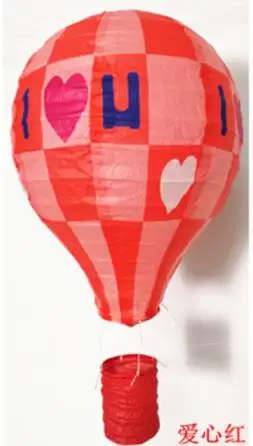 red LOVE 1 шт. 1" 30 см Декор на свадьбу День рождения бумажный фонарь горячий воздушный шар Рождественская вечеринка Декор Детская спальня подвесные фонари - Цвет: red LOVE