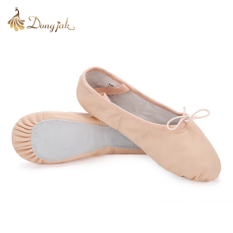 Женские Детские балетки Кожаные туфли на мягкой подошве для занятий танцами