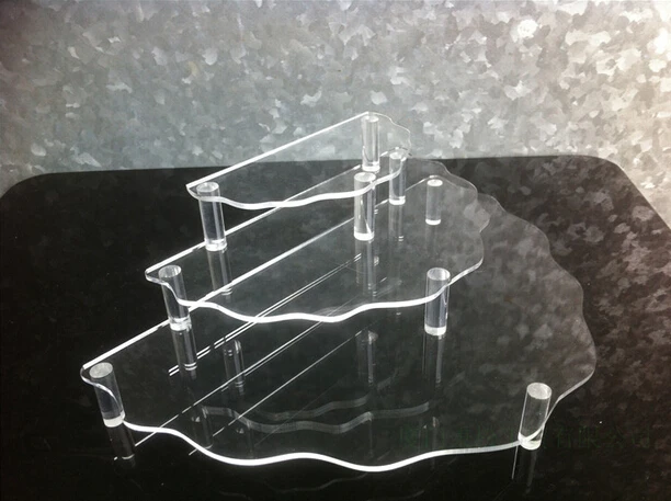 Акриловый веер для демонстрации косметики парфюмерия лак ногтей полка мелких