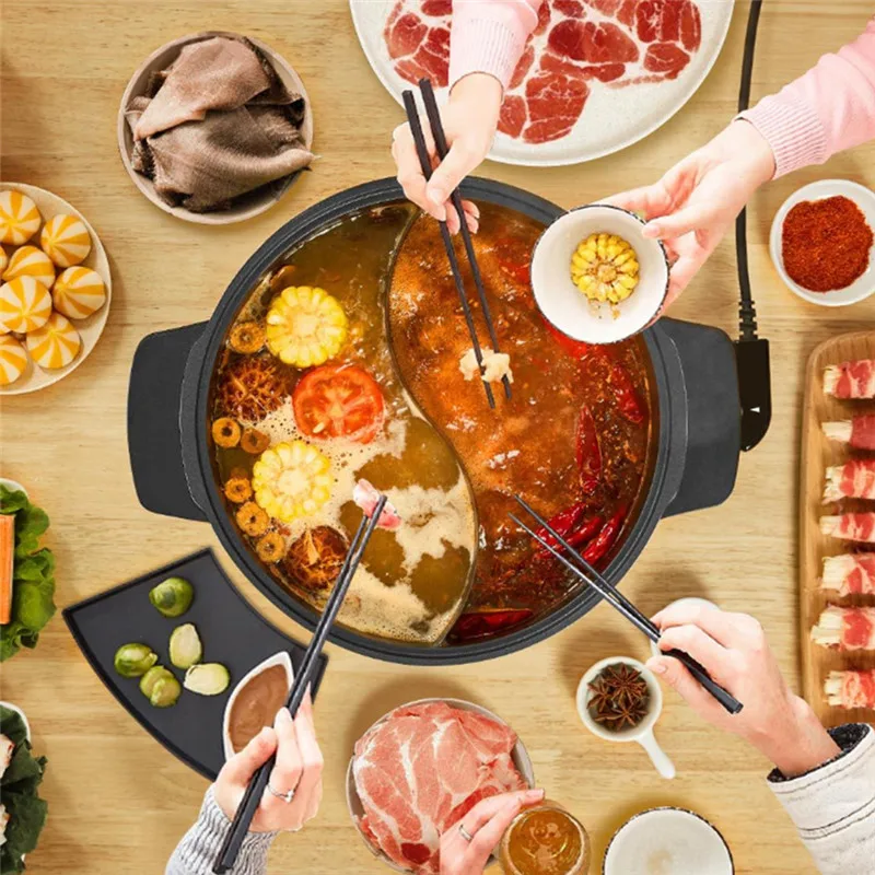 XIAOMI OCOOKER CR-HG03 горячий горшок 4L многофункциональный 2 сетки электрический антипригарный горшок домашняя кухня кухонные инструменты