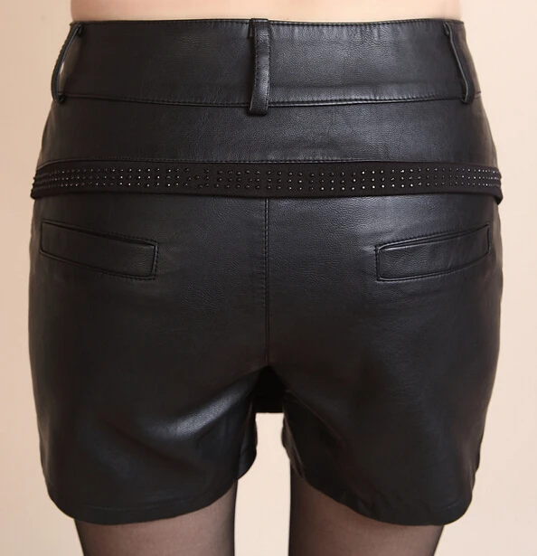 Новая модная сексуальная кожаная юбка-сапоги короткая юбка-брюки из ПУ кожи |