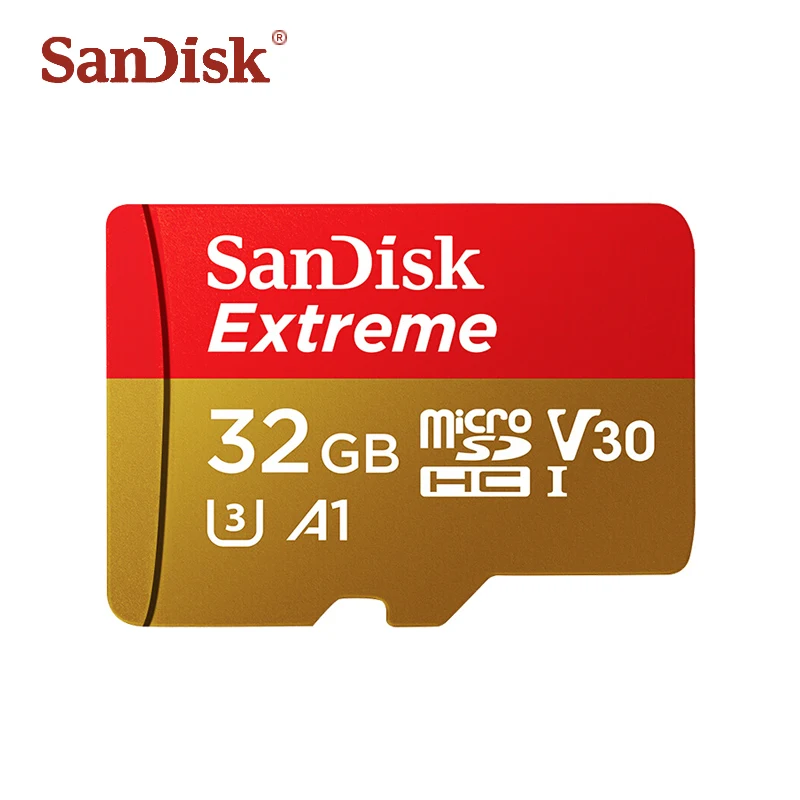 Двойной Флеш накопитель SanDisk Extreme карты памяти 64 ГБ Micro SD карта 128GB флэш UHD 3D 4K видео