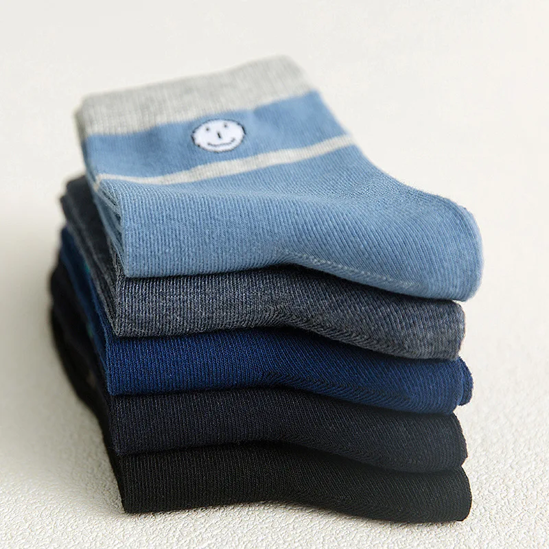 10 пар мужские новые зимние носки хлопковые Повседневные Удобные дышащие