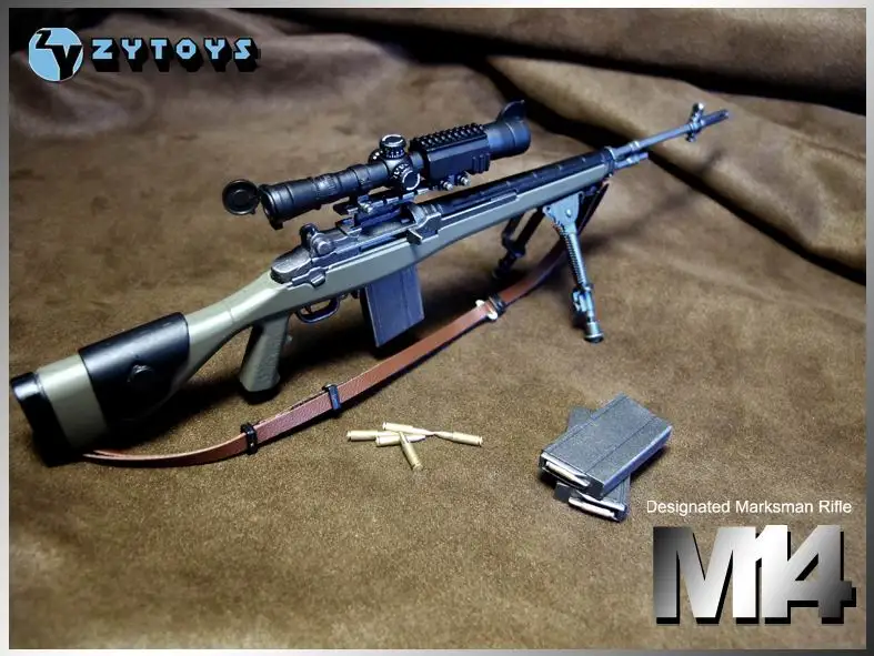 

1/6 scale figure doll accessories weapon M14 rifle model for 12" action figure doll.not included doll and other accessories 2045