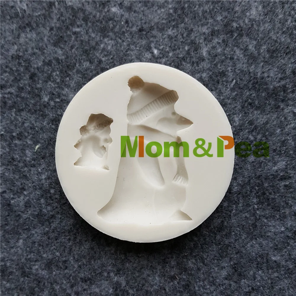 Mom & Pea MPB0018 силиконовая форма в форме пингвина для украшения торта помадка 3D