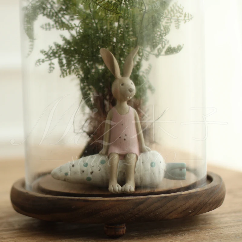BX Yonago home American country living room creative decorations glass ornaments Pantanal overall - small |