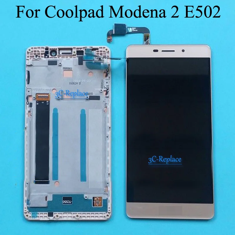 Черный/белый/золотой 5 inch Вертикальный чехол книжка для Coolpad Модена 2 E502 ЖК дисплей