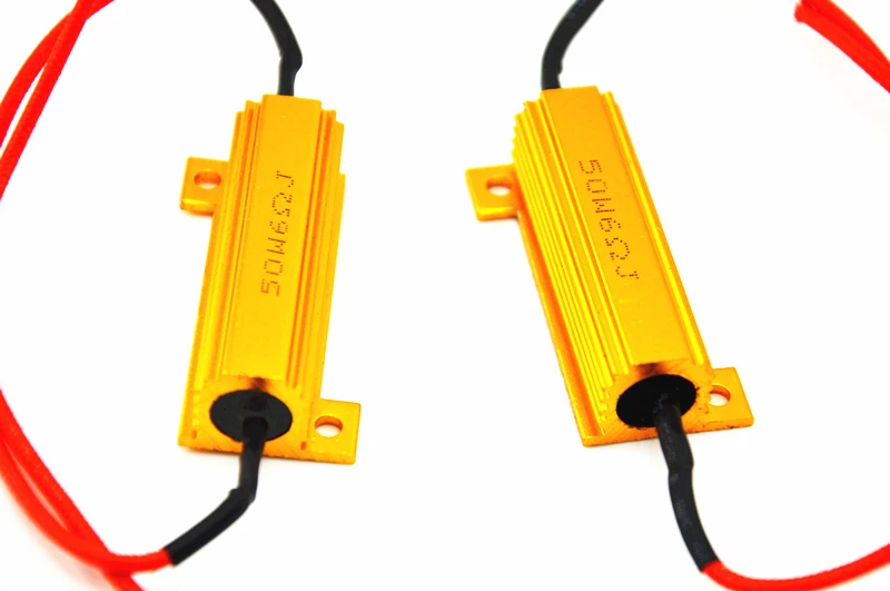 2 шт. спрятанные светодиодные индикаторы поворота 50 Вт 6 Ом | Фары в сборе