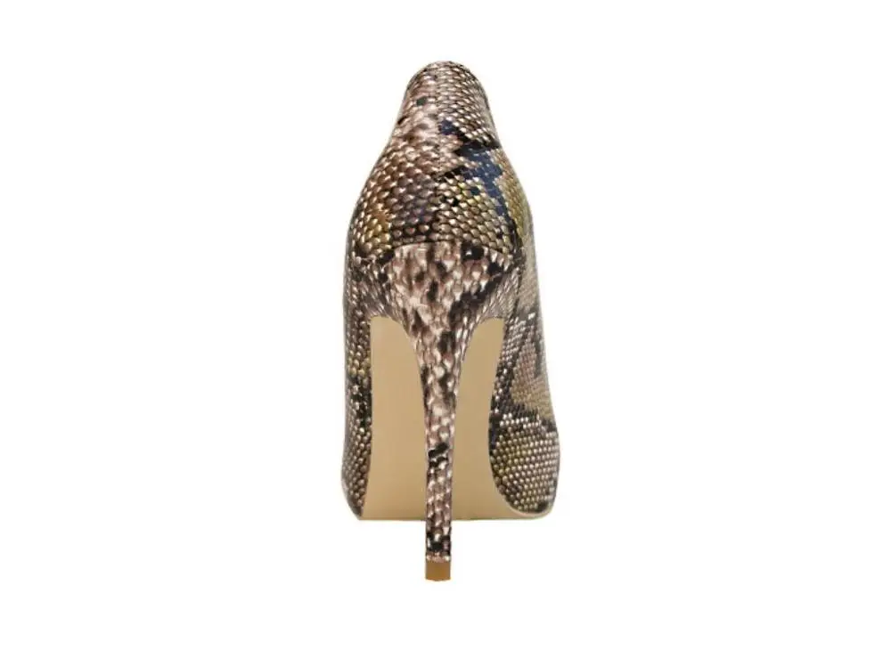 

Fashion Women High Heels Shoes Snake Skin Print Pumps Sexy Single Shoes Fashion Sandals Shallow Pointed Toe Stiletto Shoes Mujer