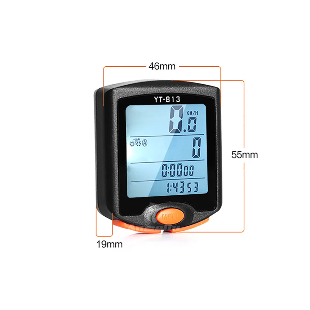 Bike Computer Bicycle Speed Meter Digital Bike Computer Multifunction Waterproof Sports Sensors Bicycle Computer Speedometer