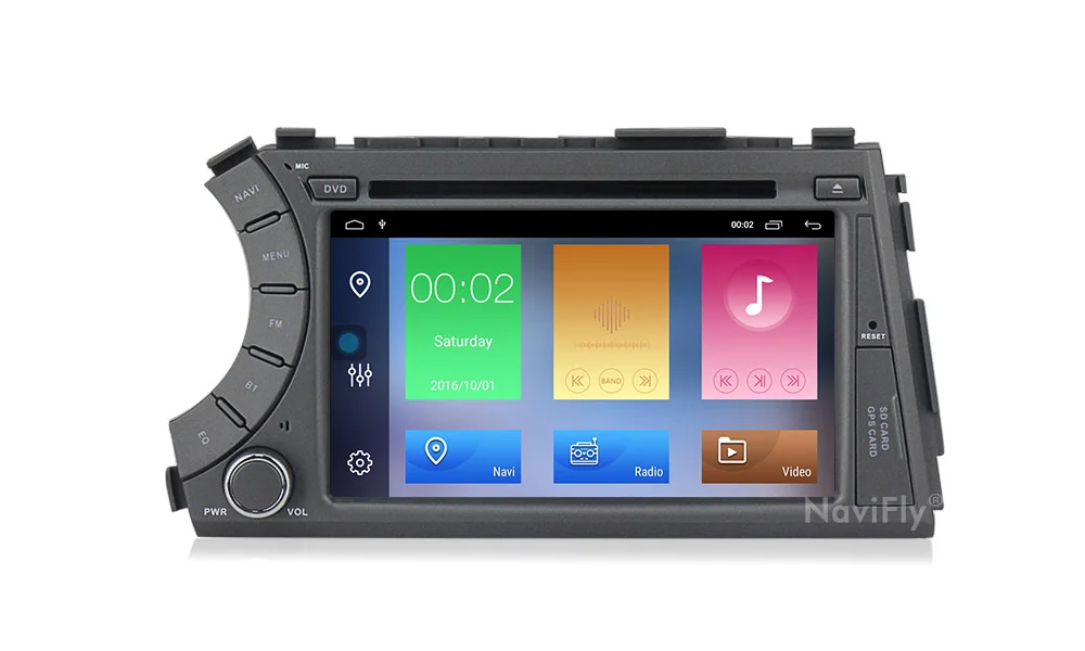 HD1024* 600 2din Android 9,1 Автомобильный dvd Радио мультимедийный плеер для Ssang yong Ssangyong Actyon Kyron аудио FM 4G wifi RDS BT SD gps