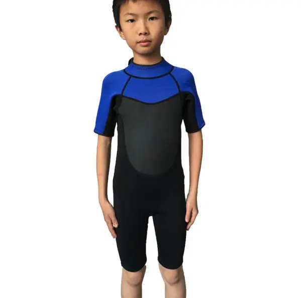 Realon новинка 3 мм неопрена коротышка детские гидрокостюм дети купальный костюм |