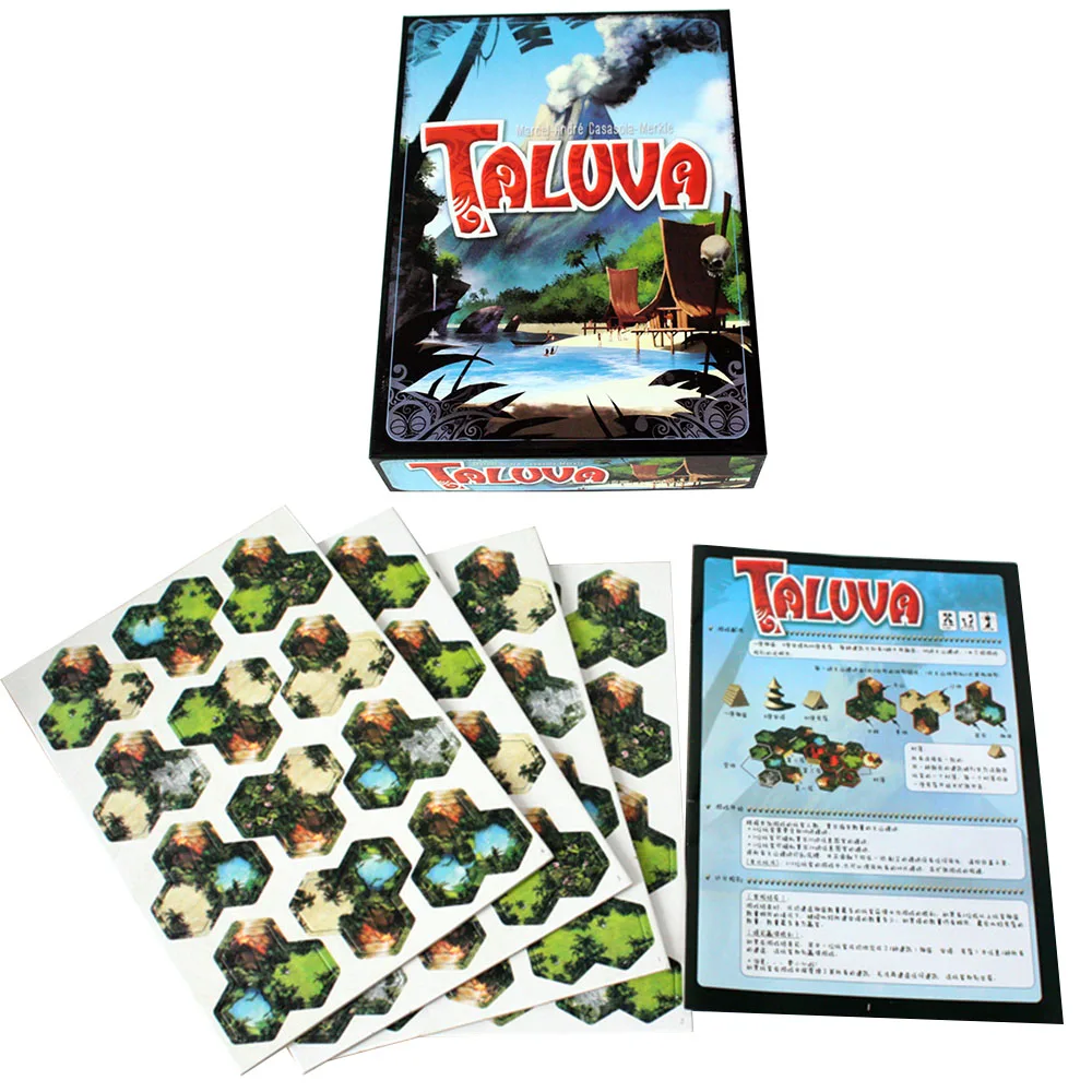 Новая настольная игра Taluva для 2 4 игроков чтобы играть в семейные/вечерние/друзья